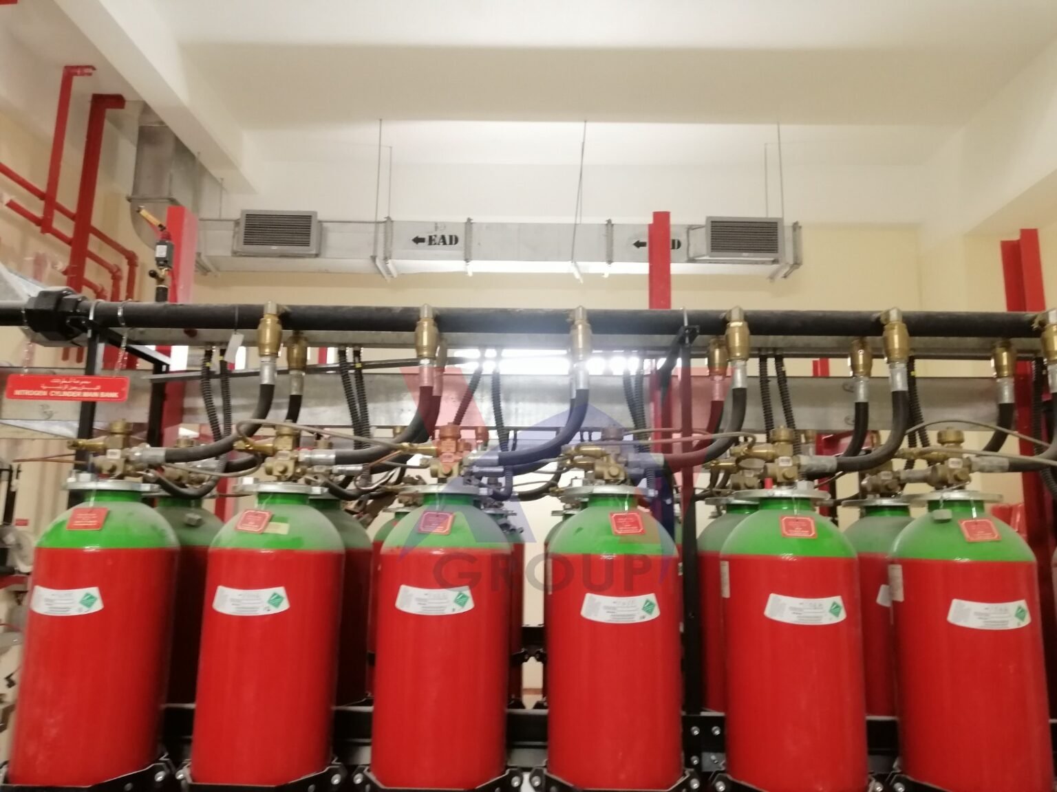 Inert Gas Fire Suppression Systems - Dubai, UAE - Wermany